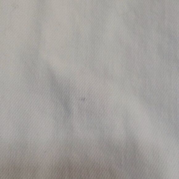 Topshop Denim Mini Skirt White Micro Mini Moto Eye Lace Up Raw Hem Size 6 - Picture 8 of 8